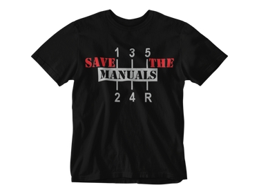 Camiseta Save The Manuals